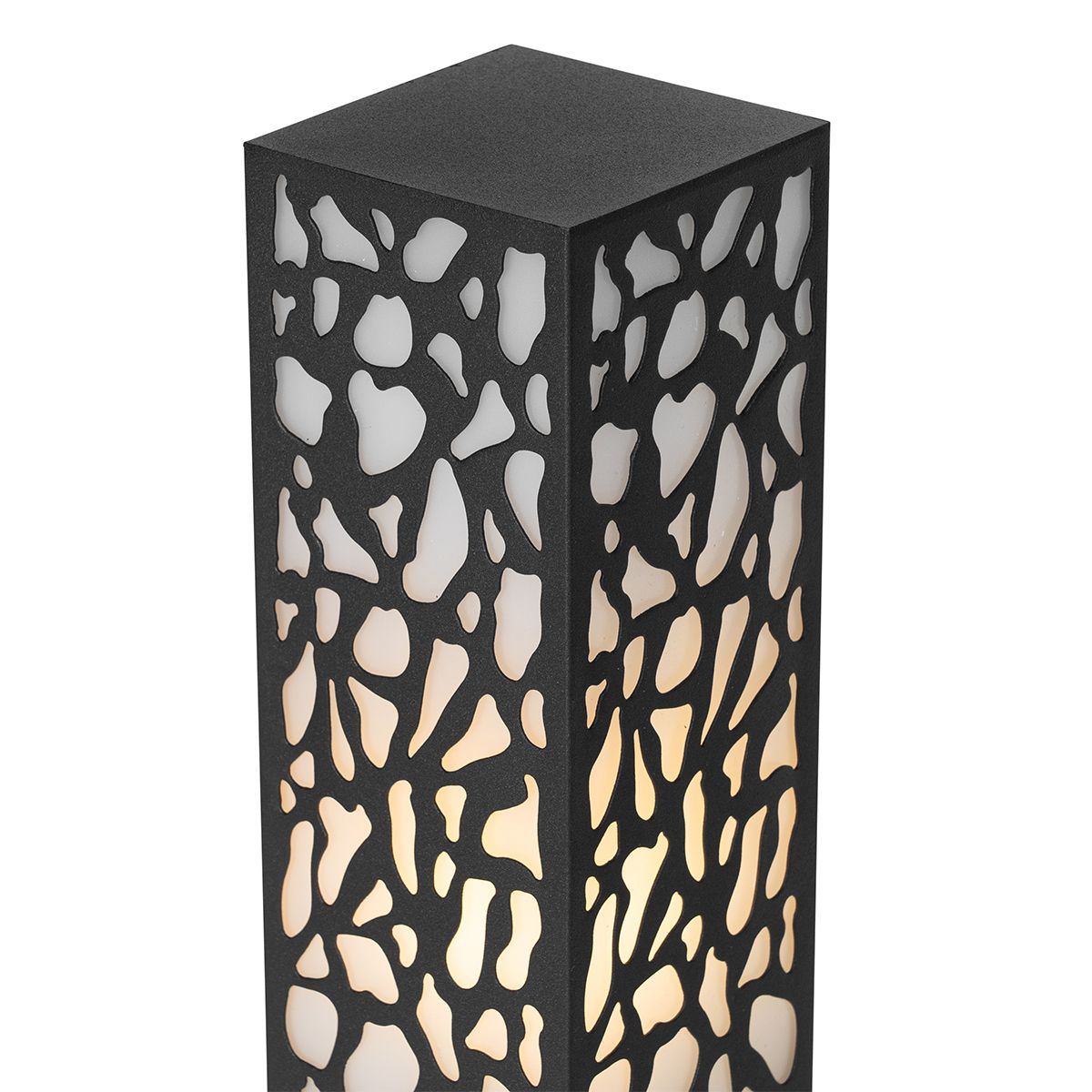 Modern buiten paaltje zwart 60 cm IP44 - Nicole