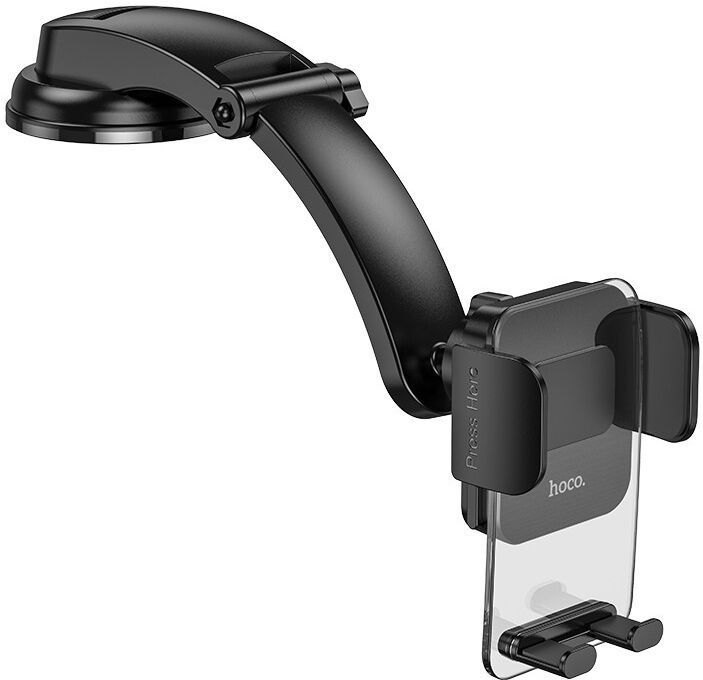 Hoco CA118 Universele Telefoonhouder Auto Raam/Dashboard Zwart