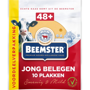 Beemster Jong Belegen Plakken Voordeelverpakking 250 g