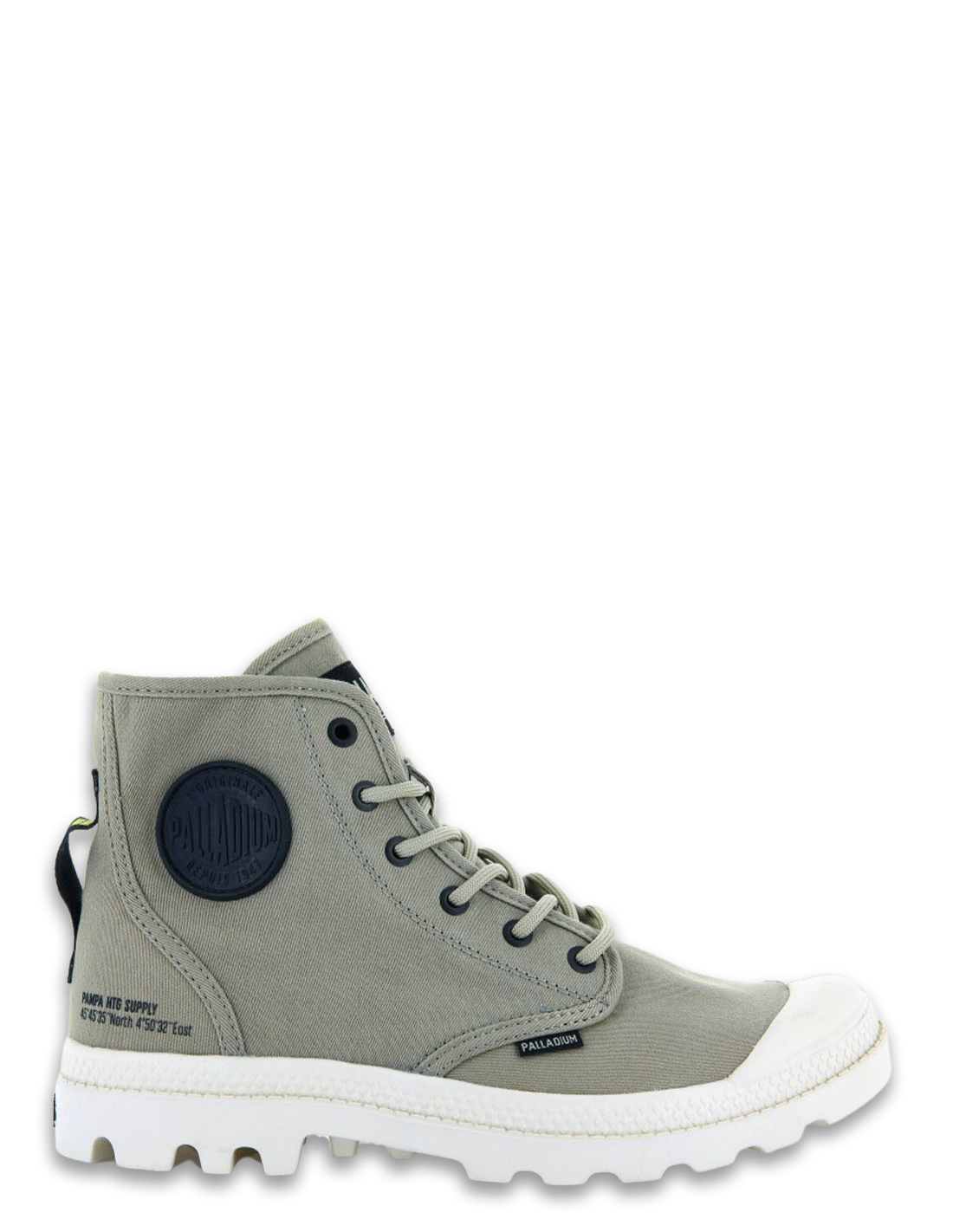 palladium Baskets Montantes Femme Pampa Hi htg Supply Kaki Gris