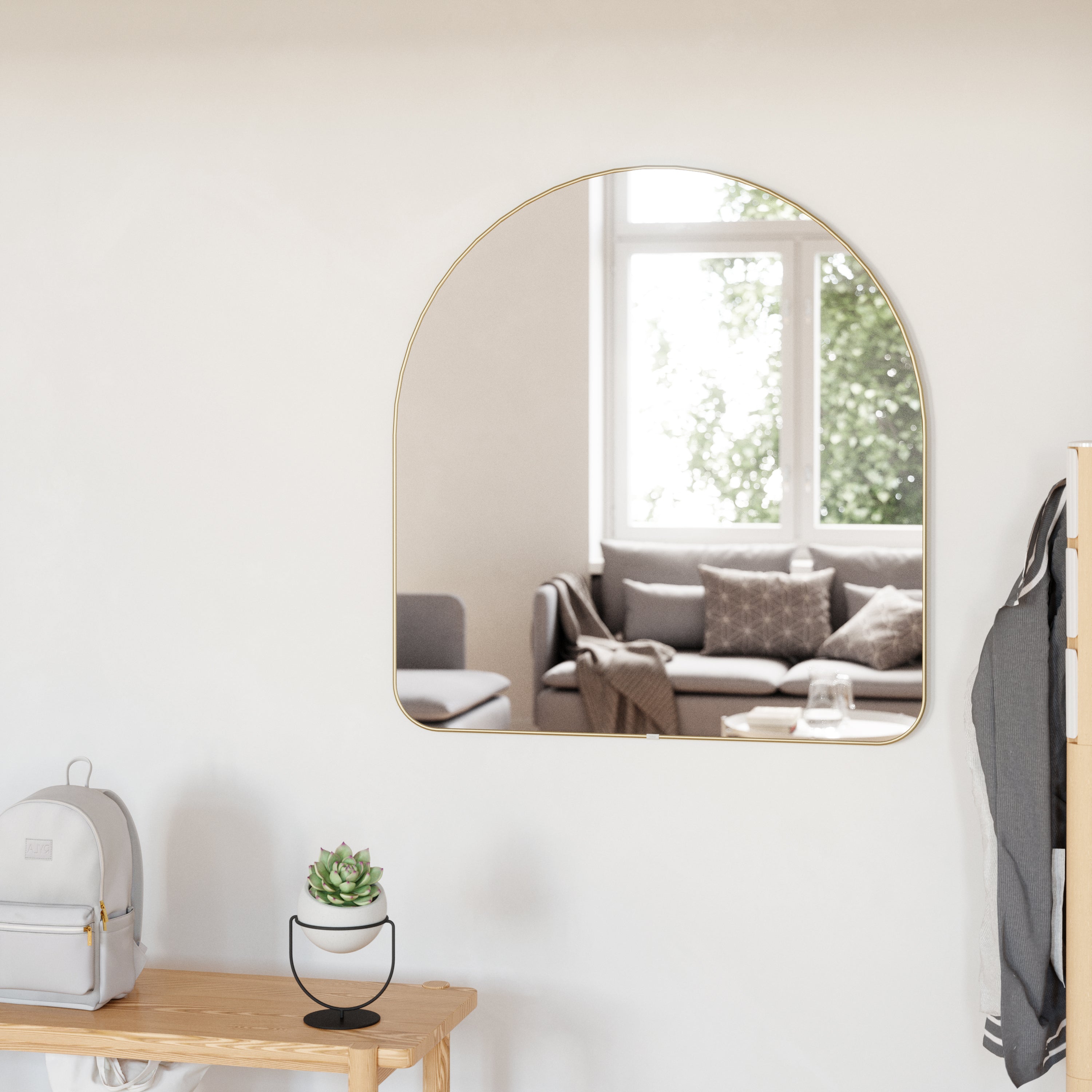 Umbra Hubba Arched Spiegel - Goud