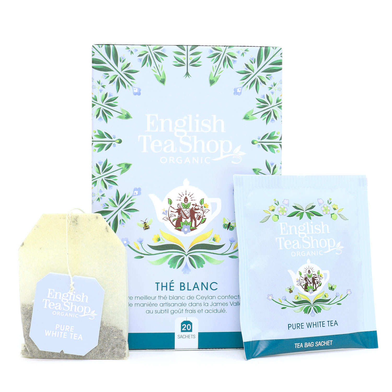 Thé blanc bio en sachets