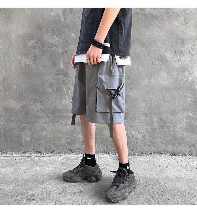 POSI - Cargoshorts met wijde pijpen