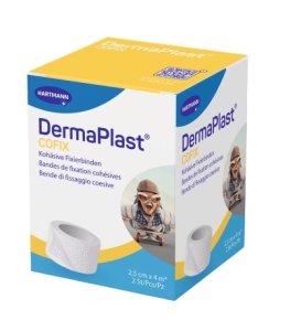 DermaPlast Cofix Gazebinde weiss 2.5 cm x 4 m