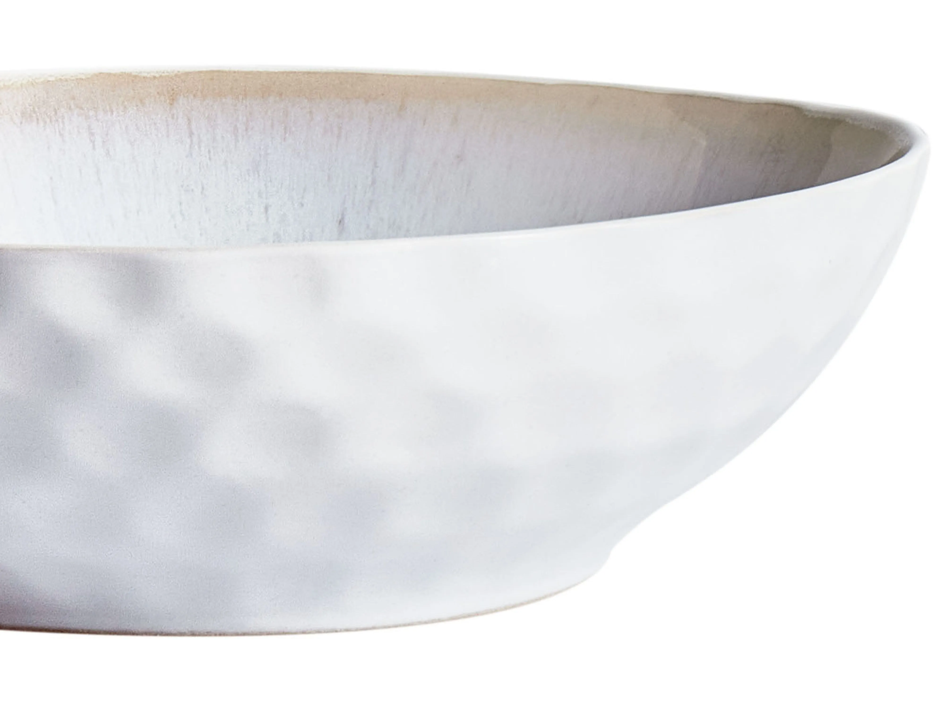 Set van 8 diepe borden SESAME Steengoed Lichtgrijs