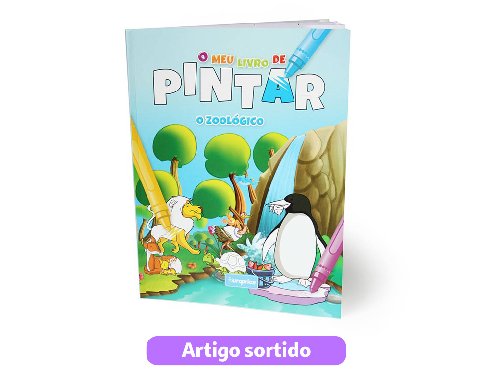 LIVRO O MEU LIVRO DE PINTAR - MODELOS SORTIDOS