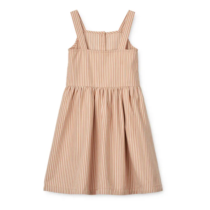 Liewood Robe Zia Rayée | Abricot