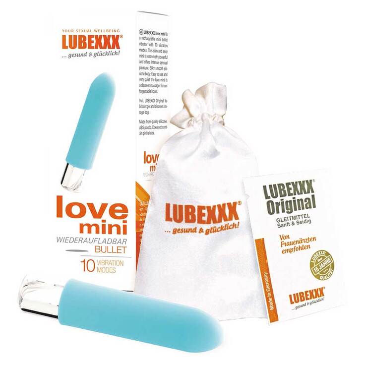 Lubexxx Love Mini Massager türkis rechargeable, 1 St