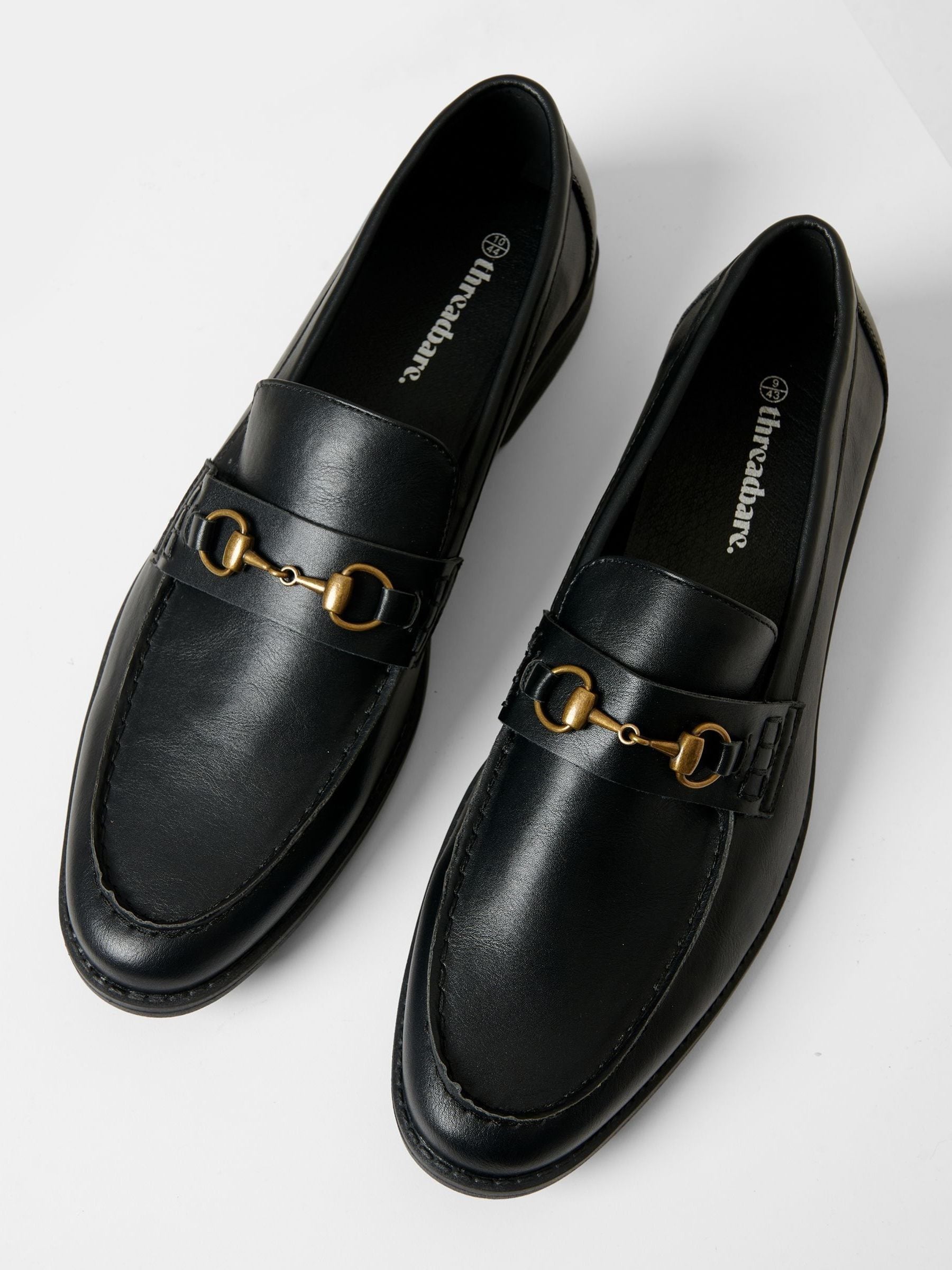 Zwart - Threadbare Snaffle Loafers