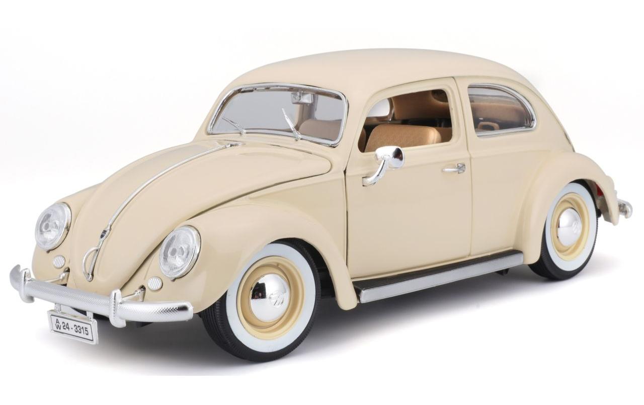 Volkswagen Käfer 1955 Beige 1:18Sammlermodell im Massstab 1:18
