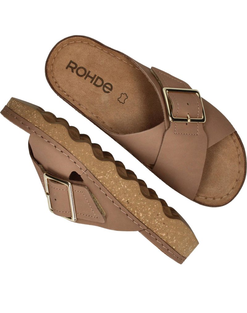 Rohde Slippers Bruin Dames