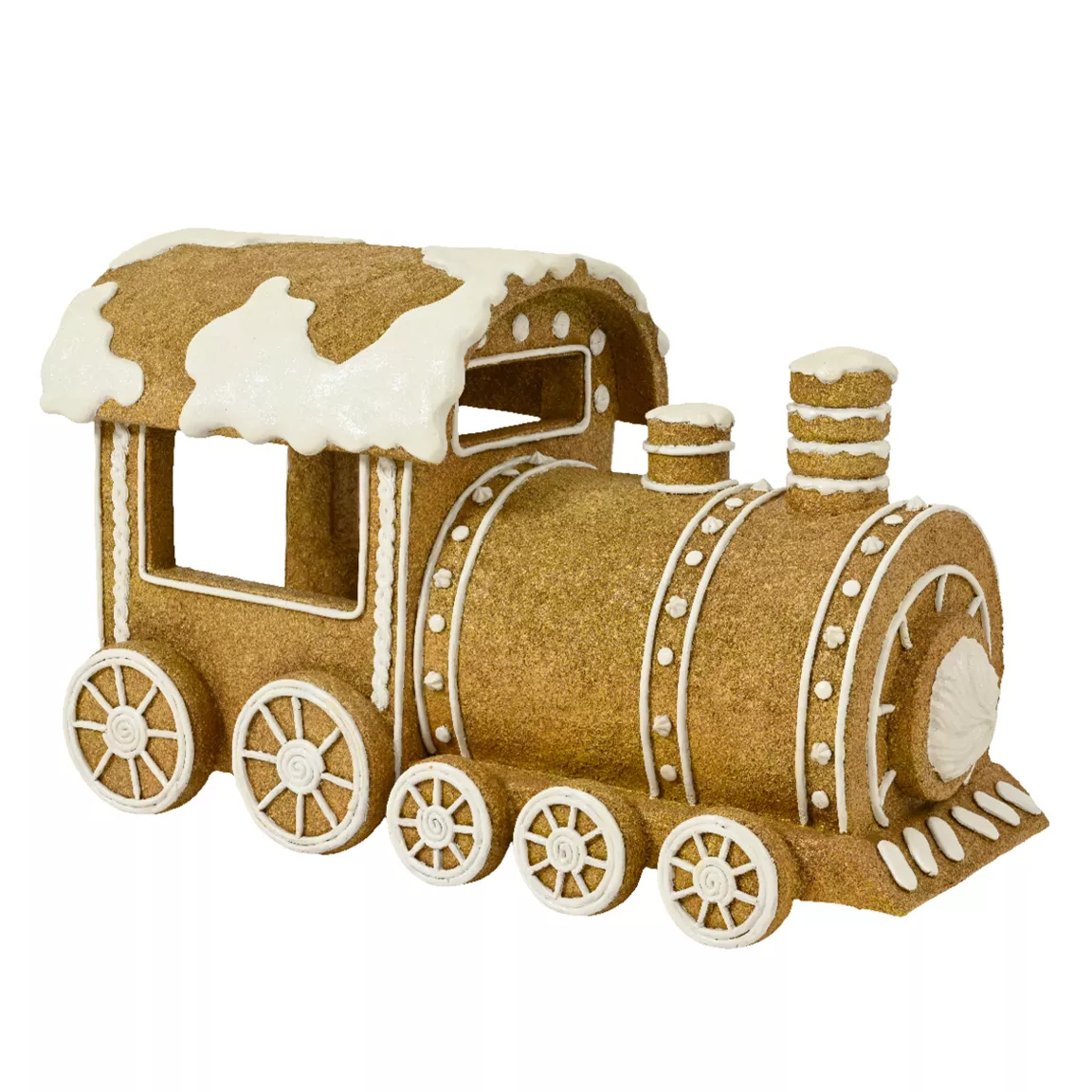 Train de Noël Géant (114 x H68 cm) Pain d'épices Gourmand