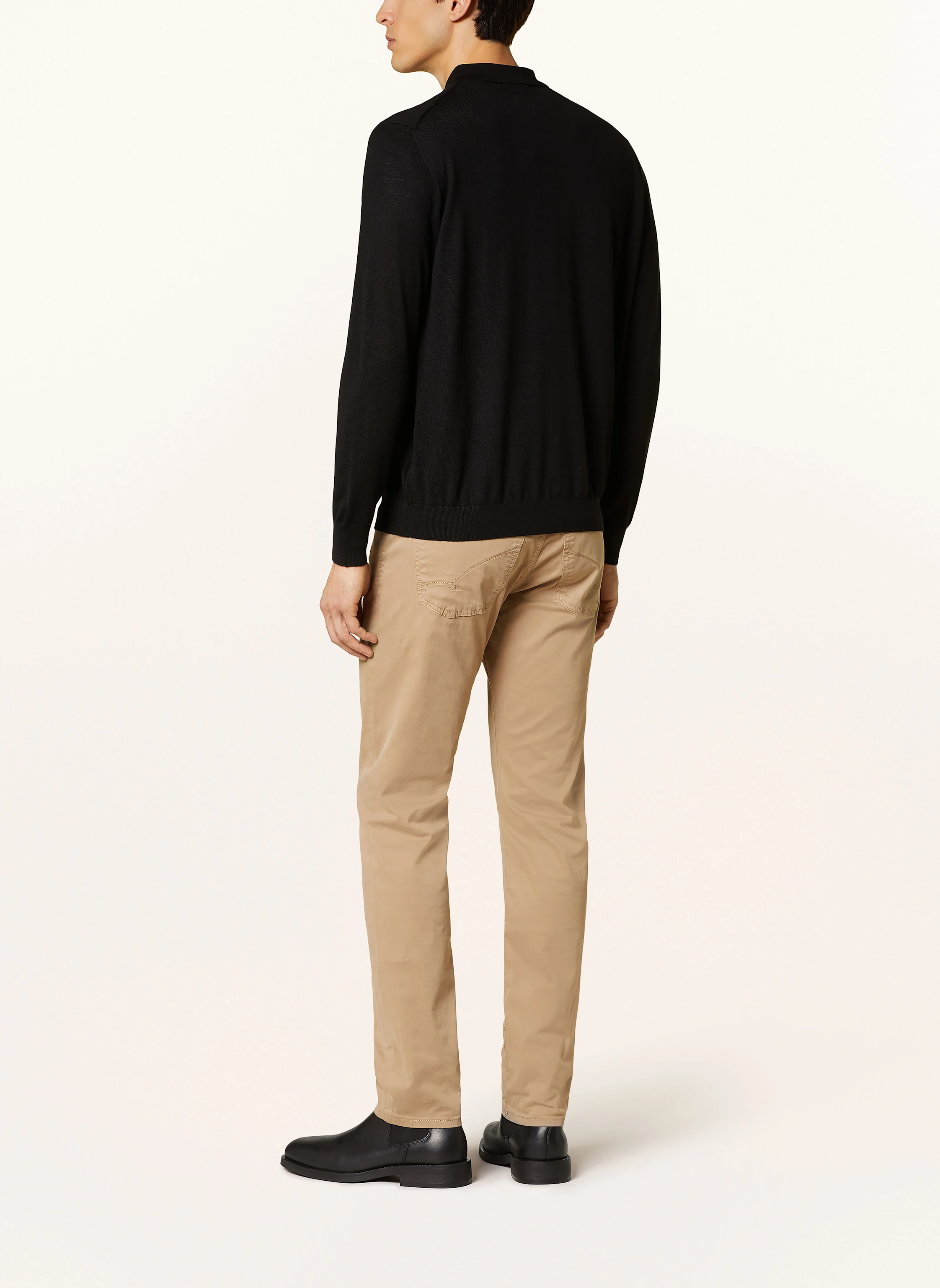 STROKESMAN'S Strick-Poloshirt