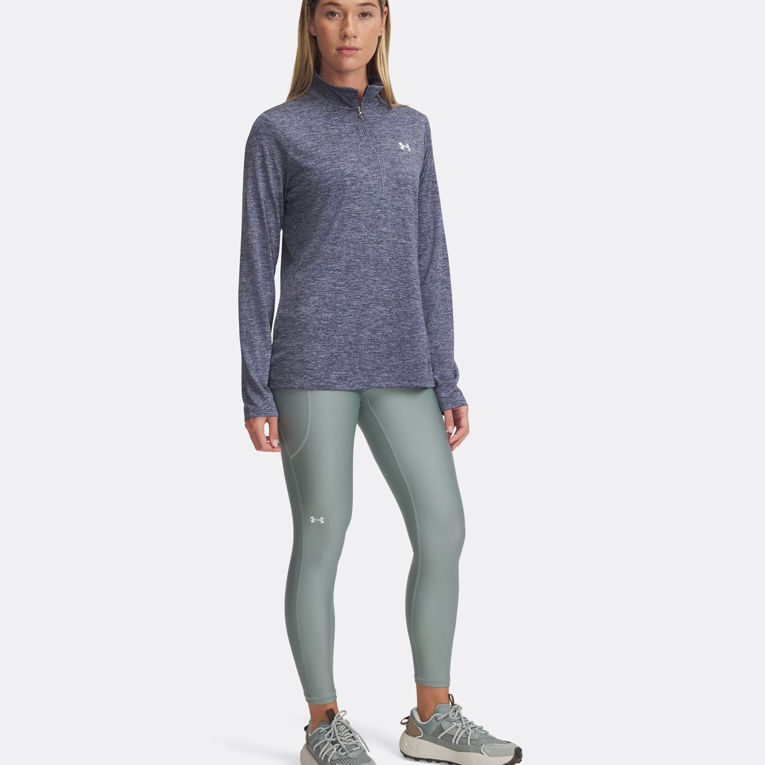 Under Armour Tech Hi Ankle Collant Tight Femmes - Vert
