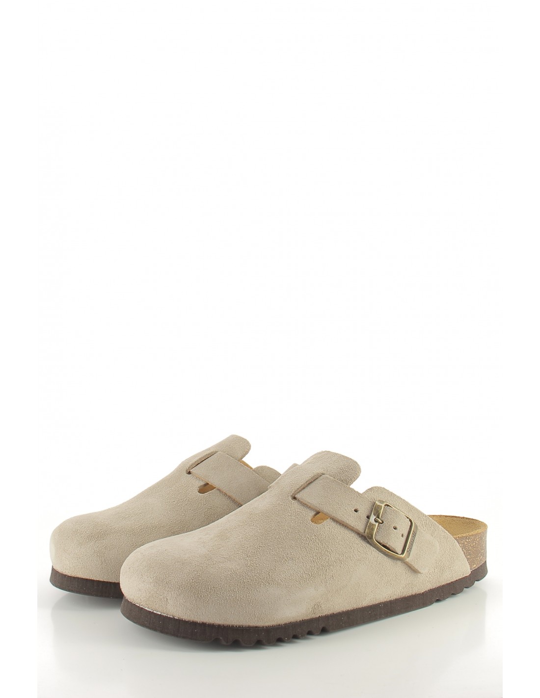 scholl Sabots Femme FAE Daim Gris