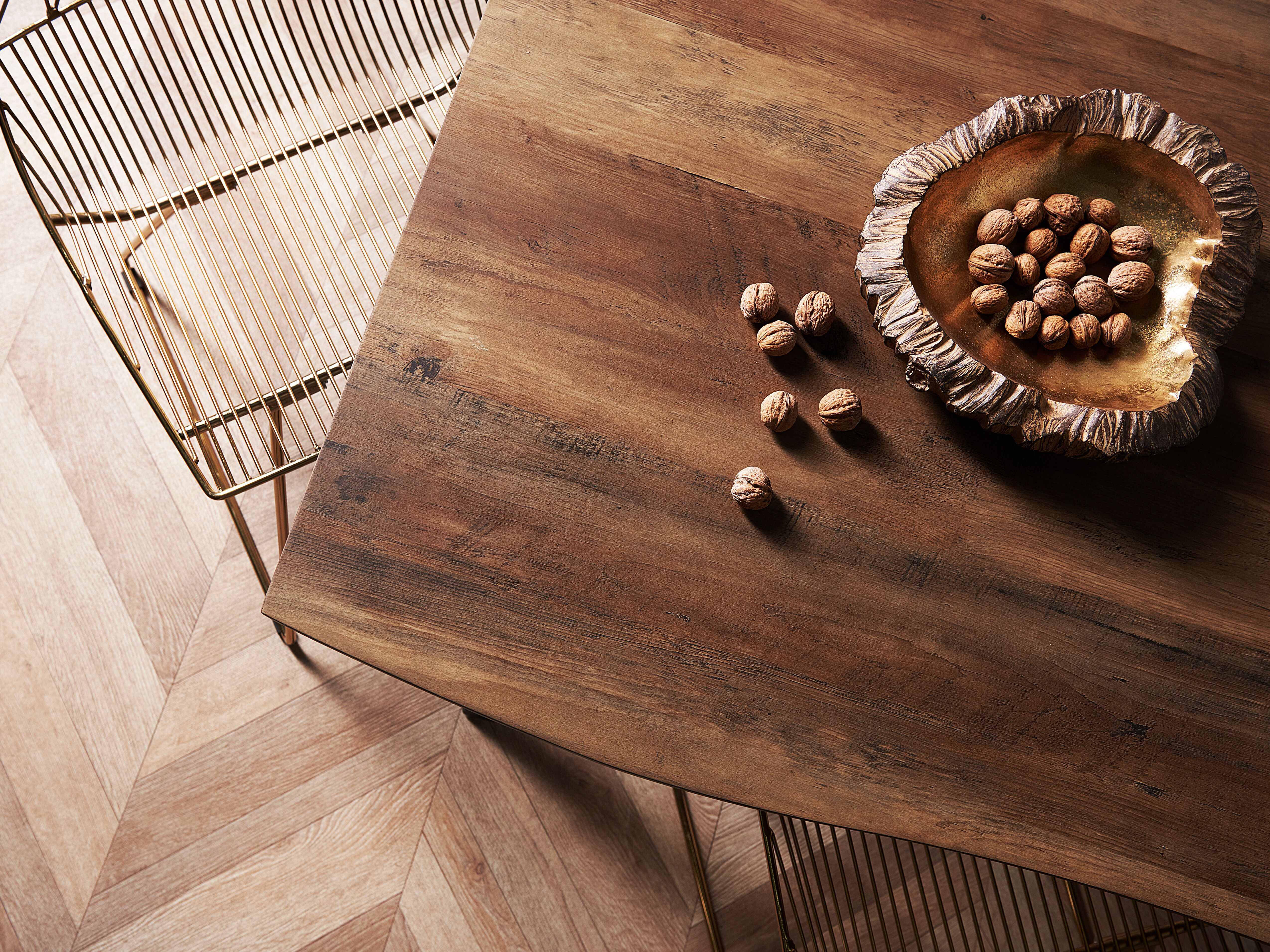 Eettafel WITNEY Donkerbruin 90 cm 160 cm