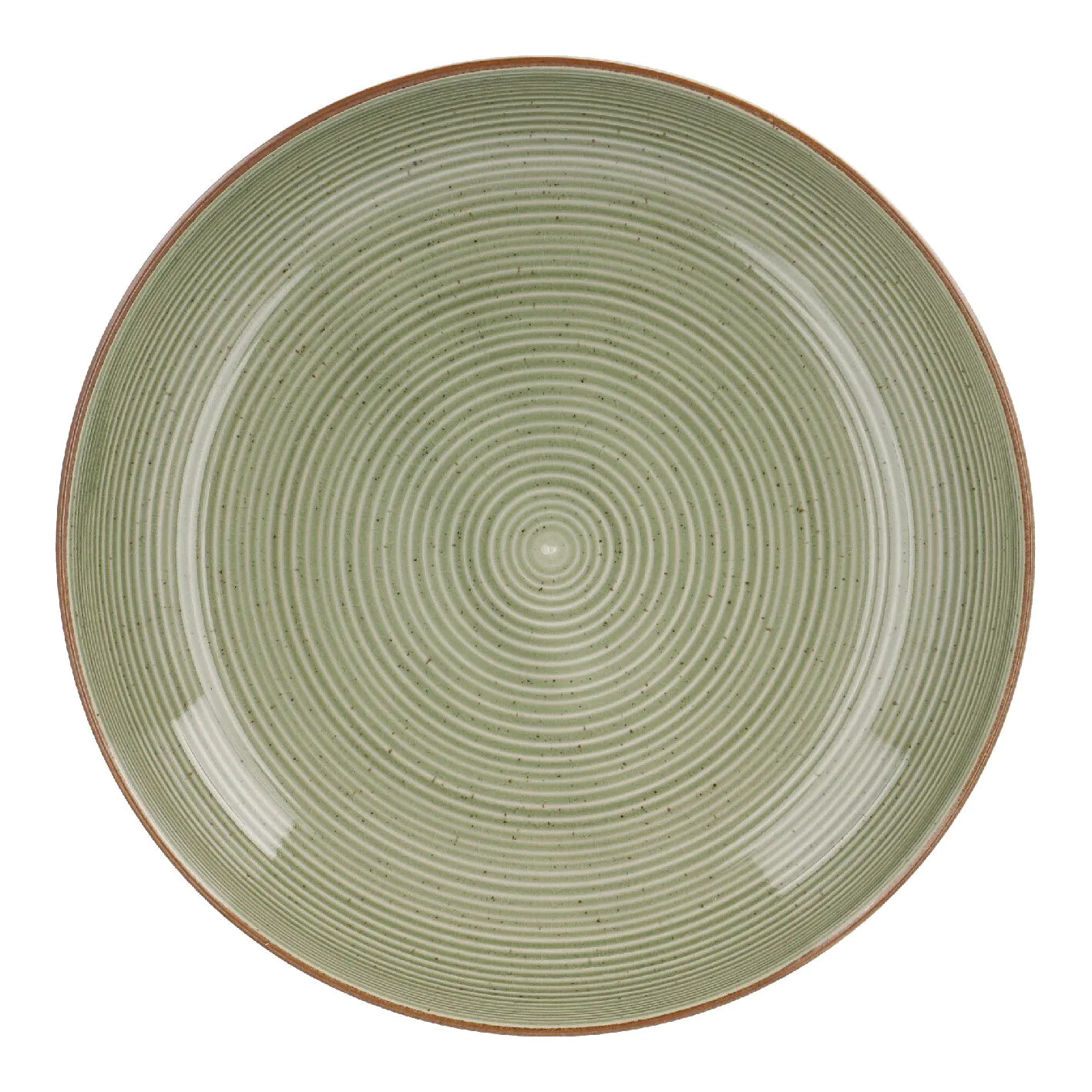 Schale Rille, grün, 20 cm