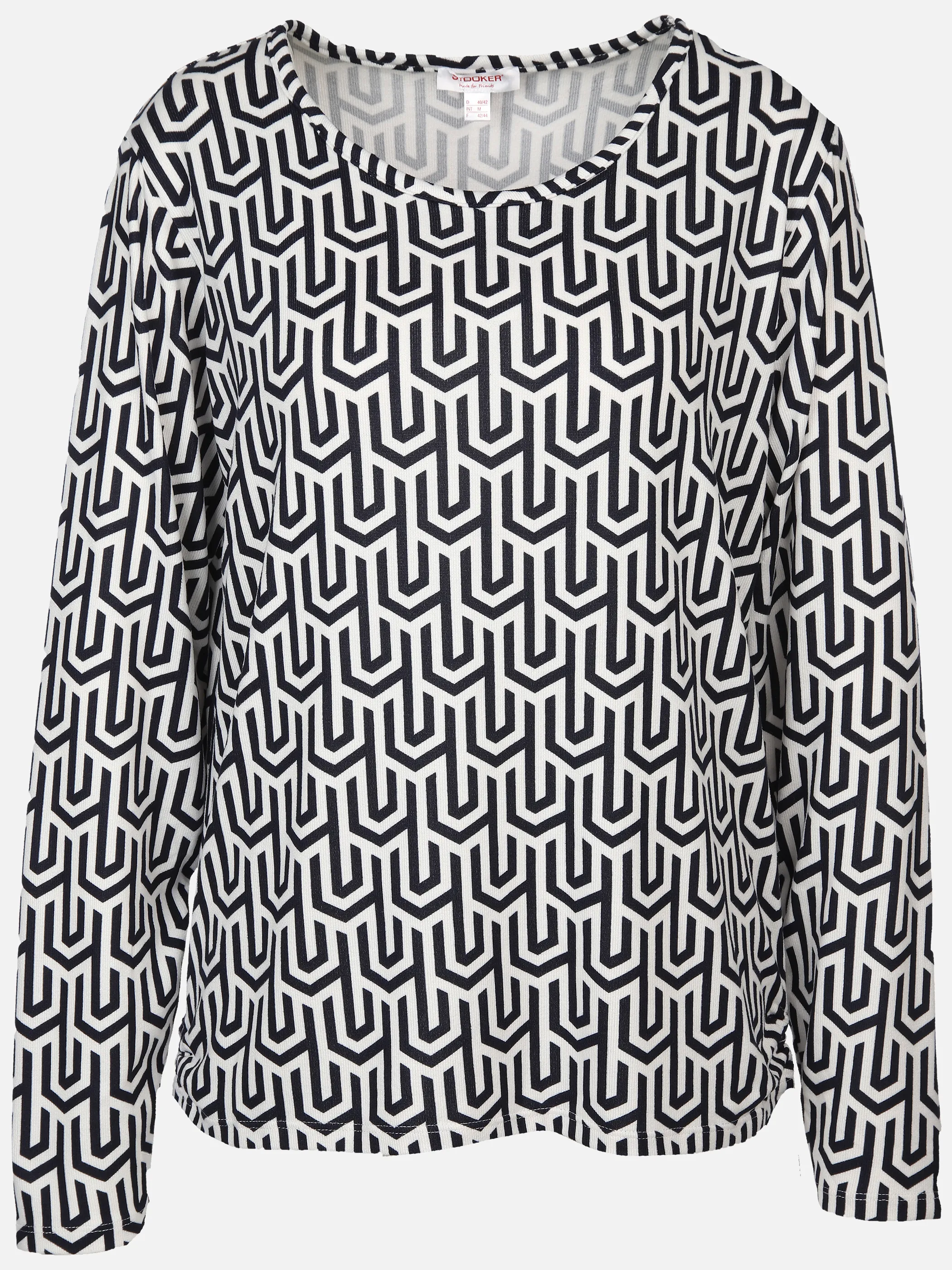 Damen Leichtshirt mit seitlichen Bändern