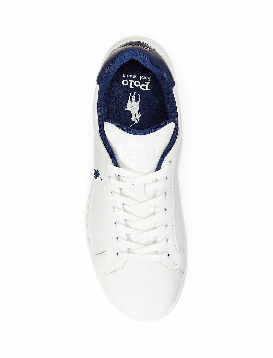 POLO RALPH LAUREN<br>Tênis de couro Heritage Court