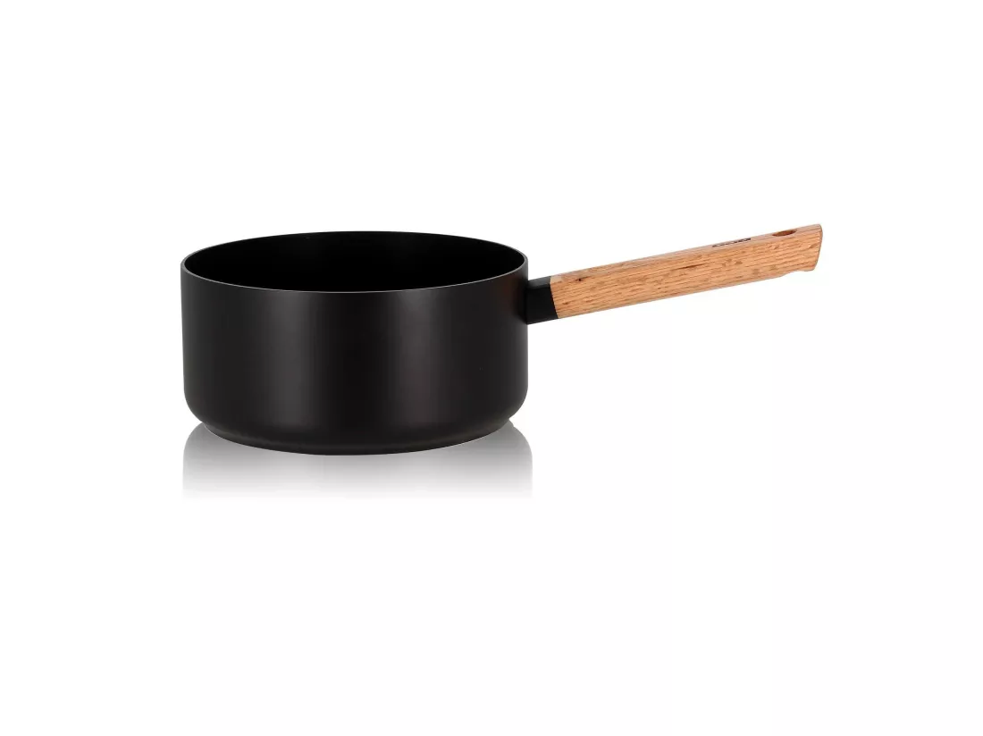 Ogo Living - Casserole Ector Induction En Aluminium Et Manche En Bois 20 Cm