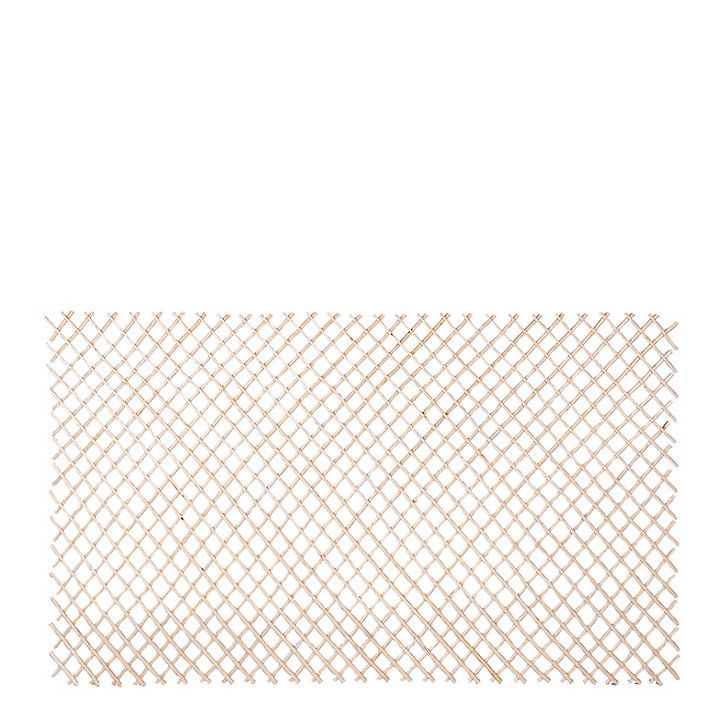 Treillis extensible osier pelé 1 x 2 m