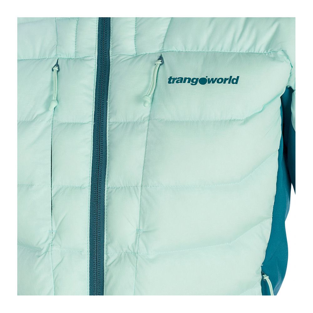 Trangoworld ABEILLE KB - Veste hybride Femme beach glass/corsair