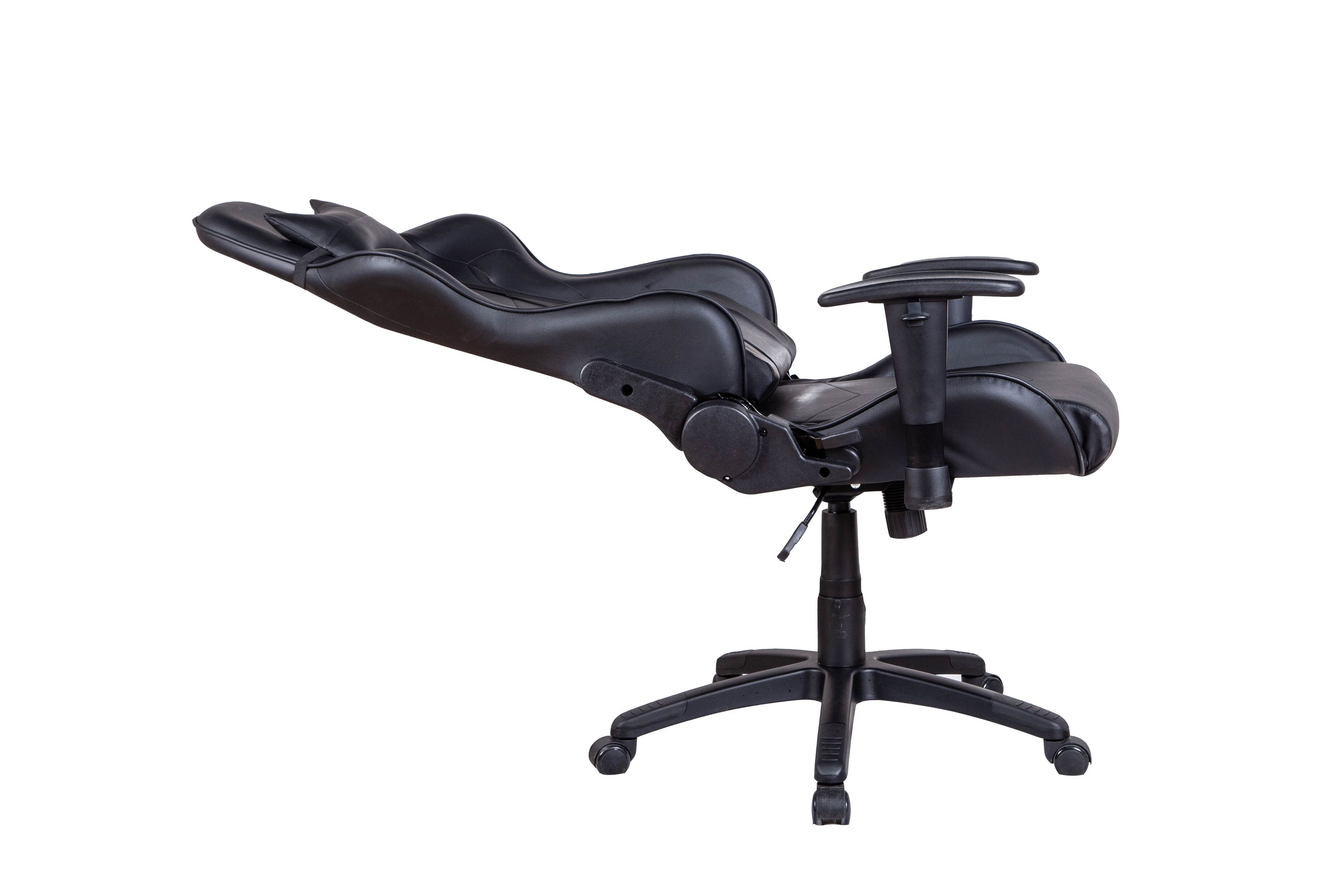 Gamingstuhl Bürostuhl Leder LIMITLESS schwarz