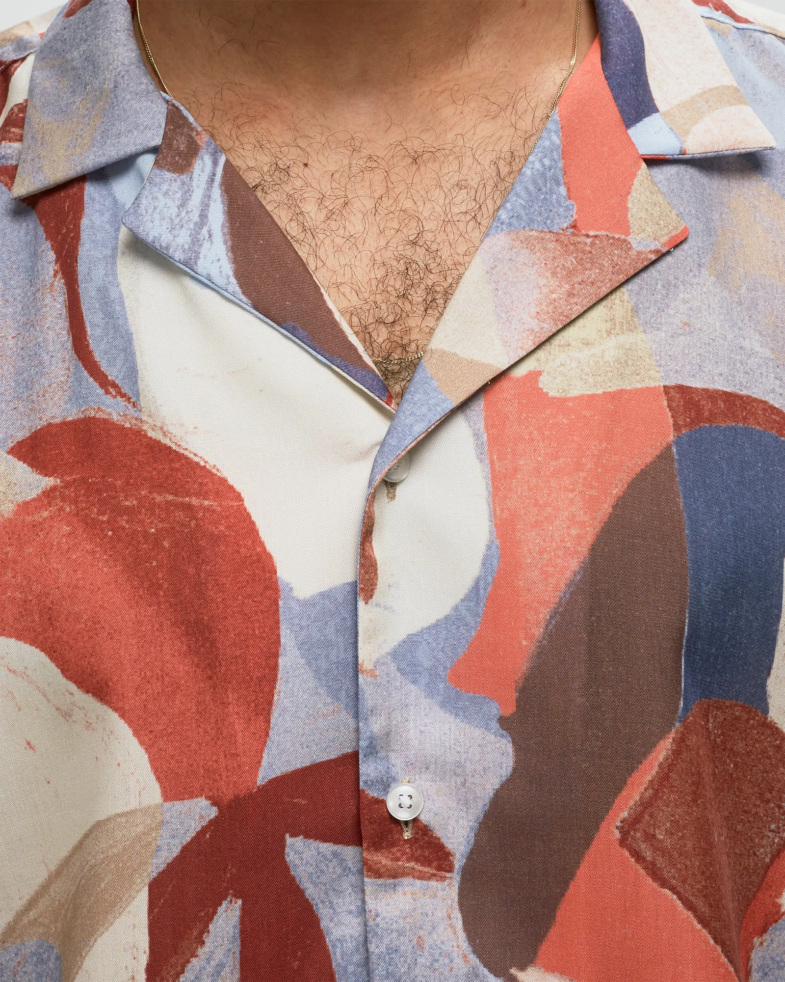Les Deux Knox AOP Tencel SS Shirt