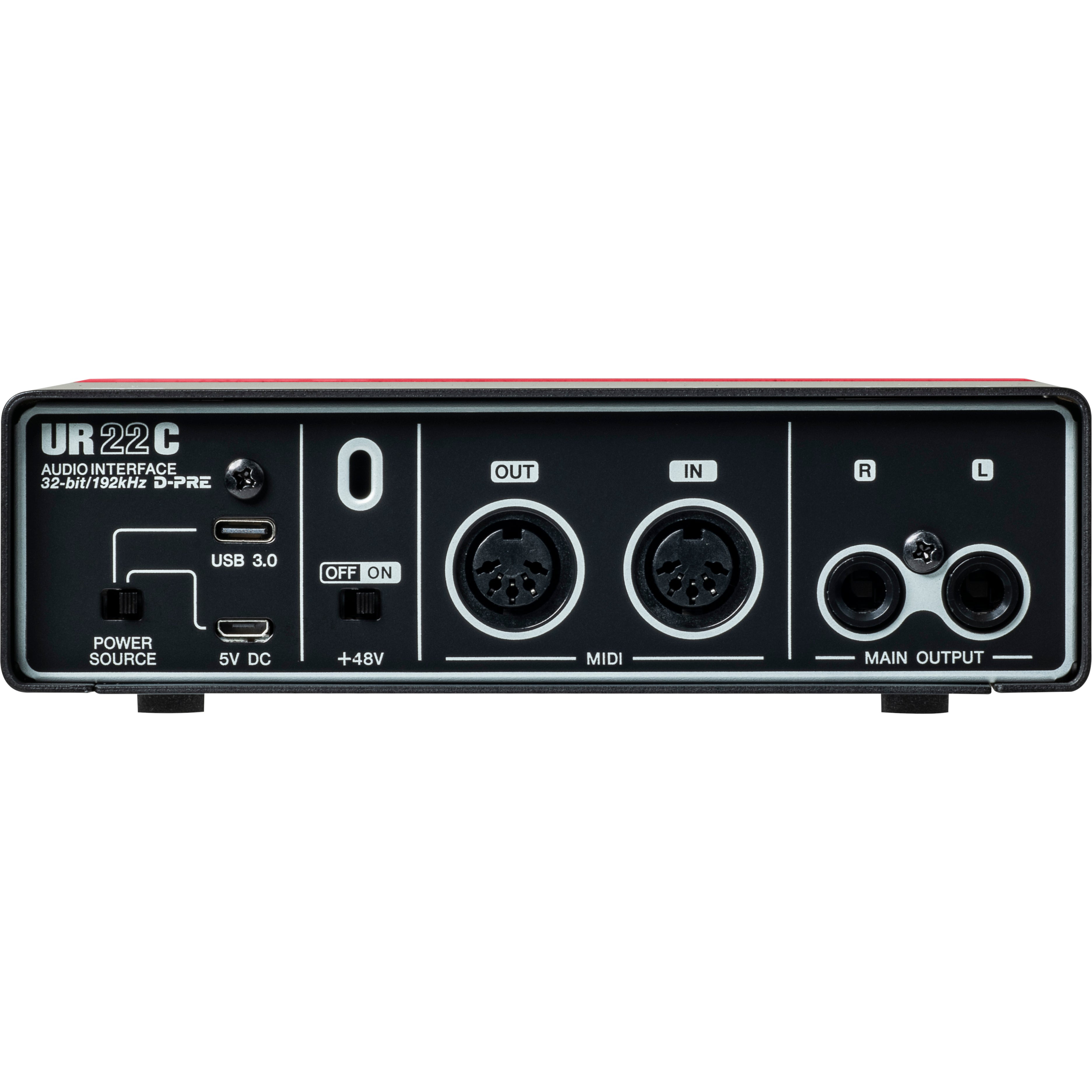 Steinberg UR22C USB 3 audio interface RED
