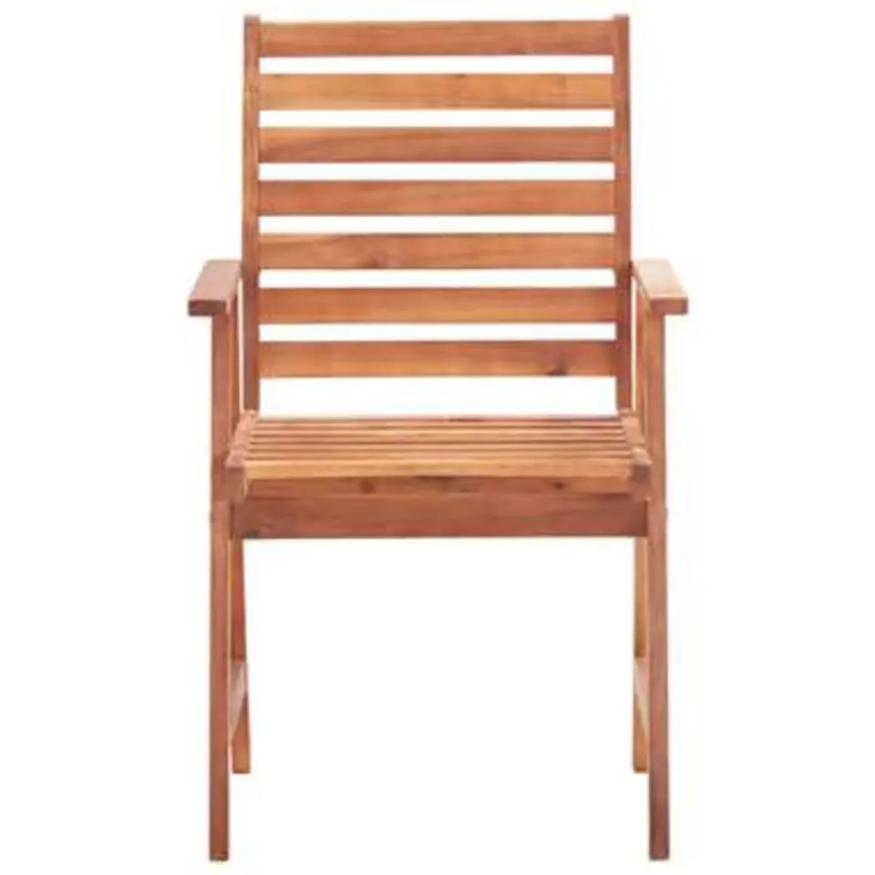 vidaXL - Tuinstoel - Bruin - Hout - 2 stuks