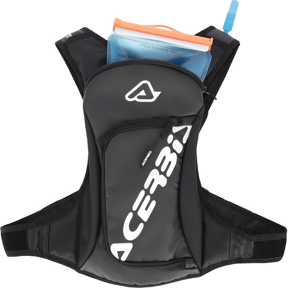 Acerbis - Poche à eau Acqua Logo Noir / Blanc