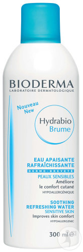 Bioderma Hydrabio Brume Anti-UV Eau Apaisante Rafraîchissante Peaux Sensibles Déshydratées 300ml