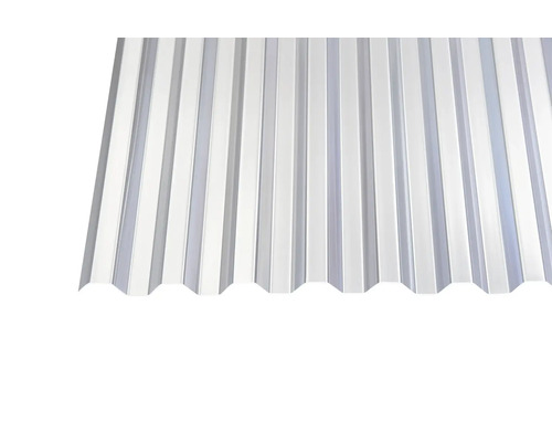 PVC golfplaat trapeziumvormig 70/18 helder 3000 mm x 1090 mm x 0,8 mm