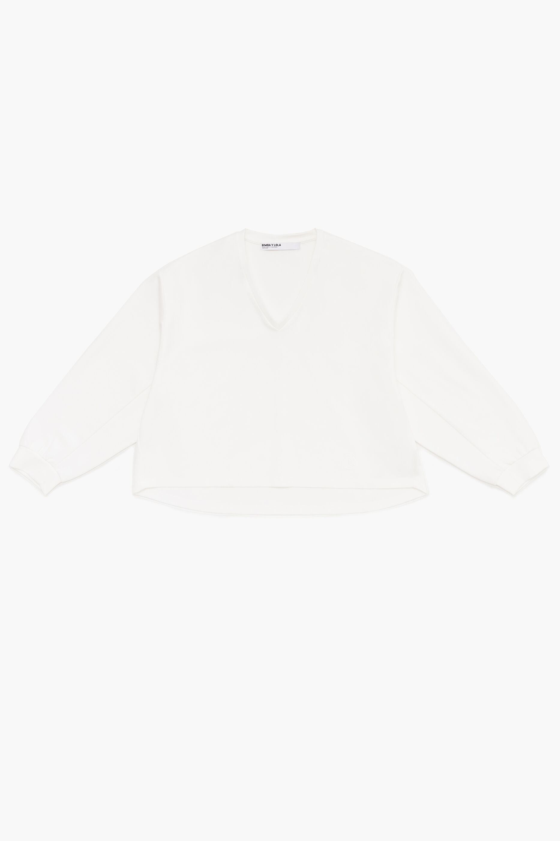camiseta branca de malha Roma