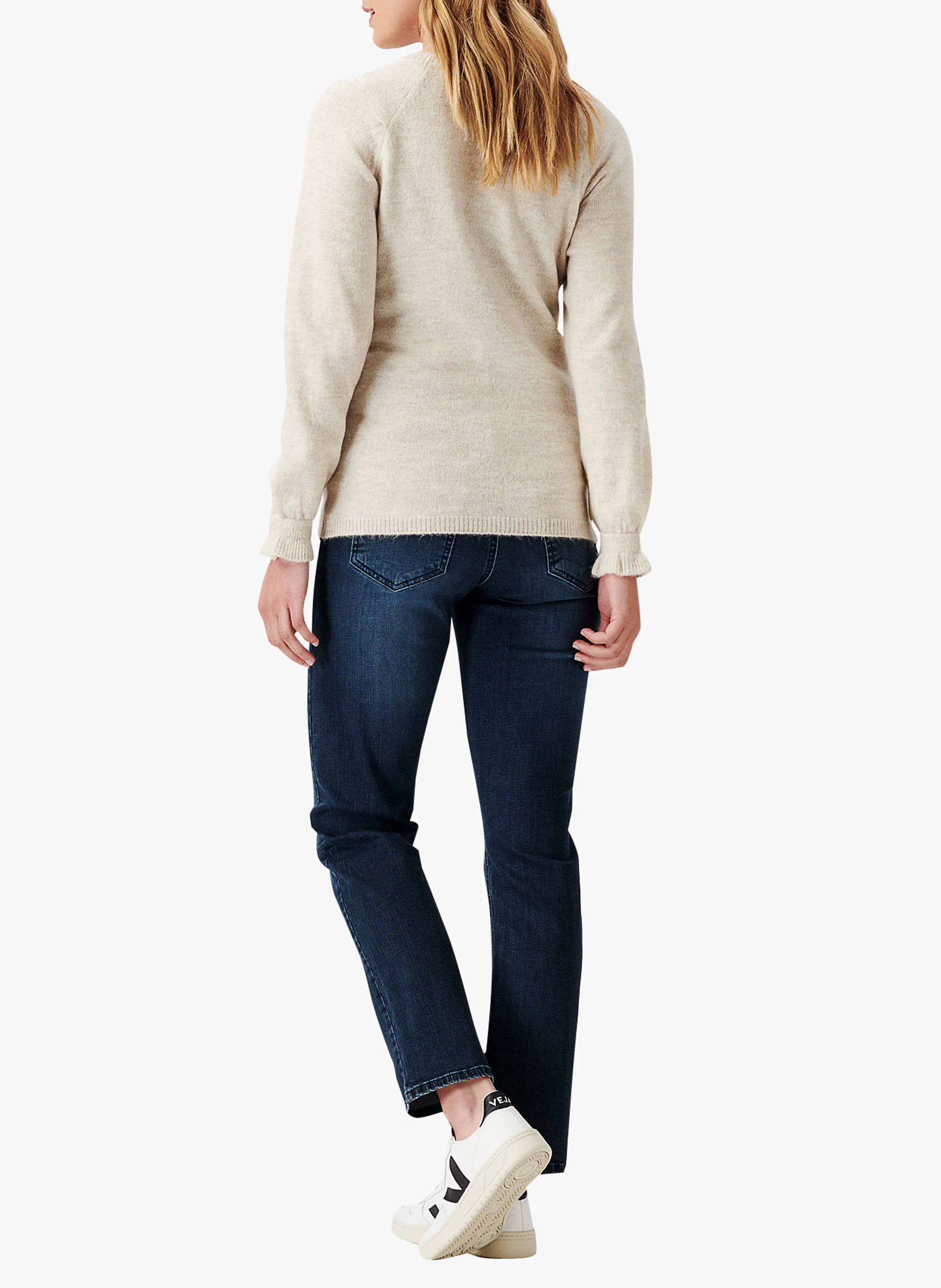 PIERZ - Pull de grossesse à manches volants | Beige