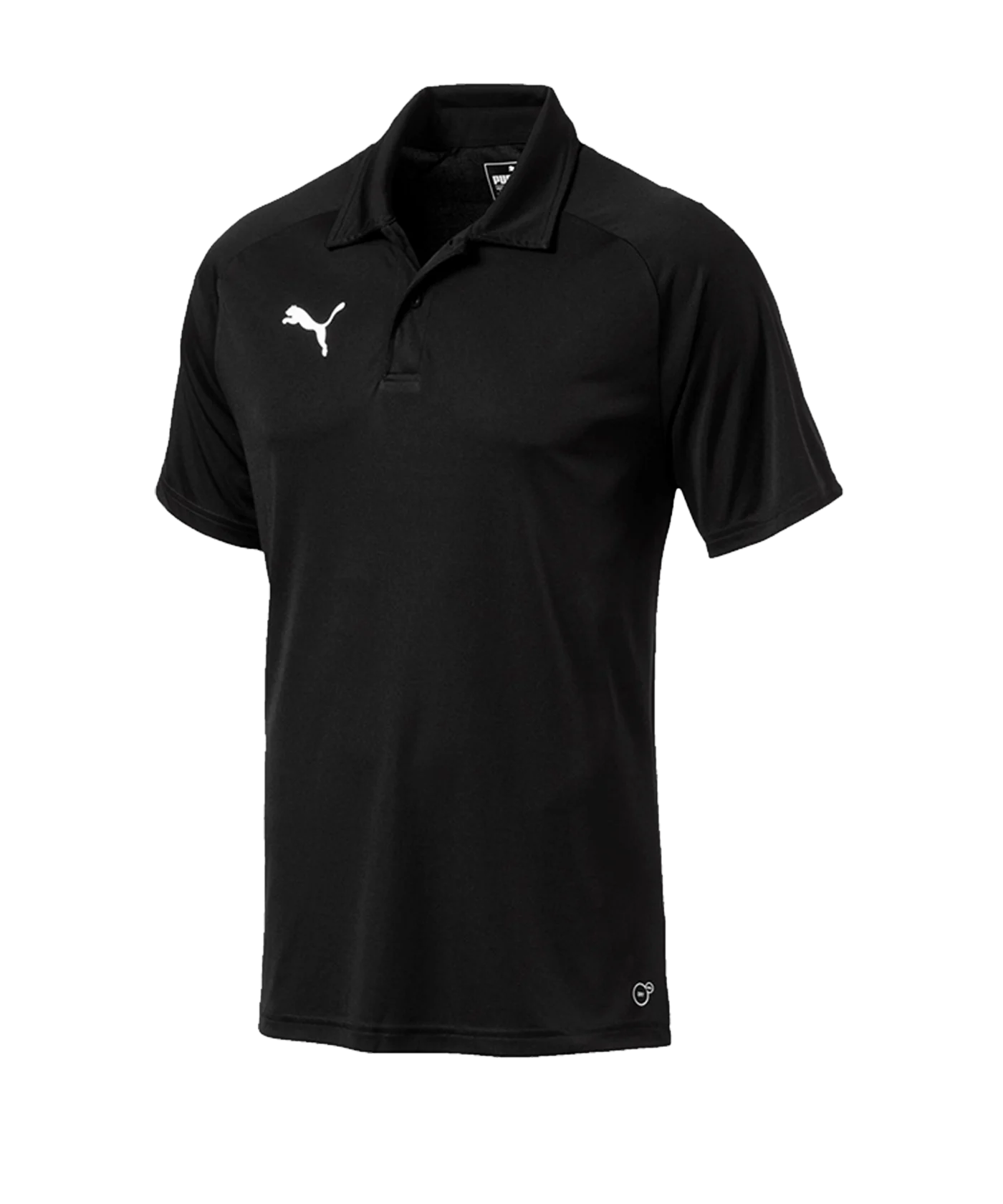 PUMA LIGA Sideline Poloshirt Schwarz Weiss F03