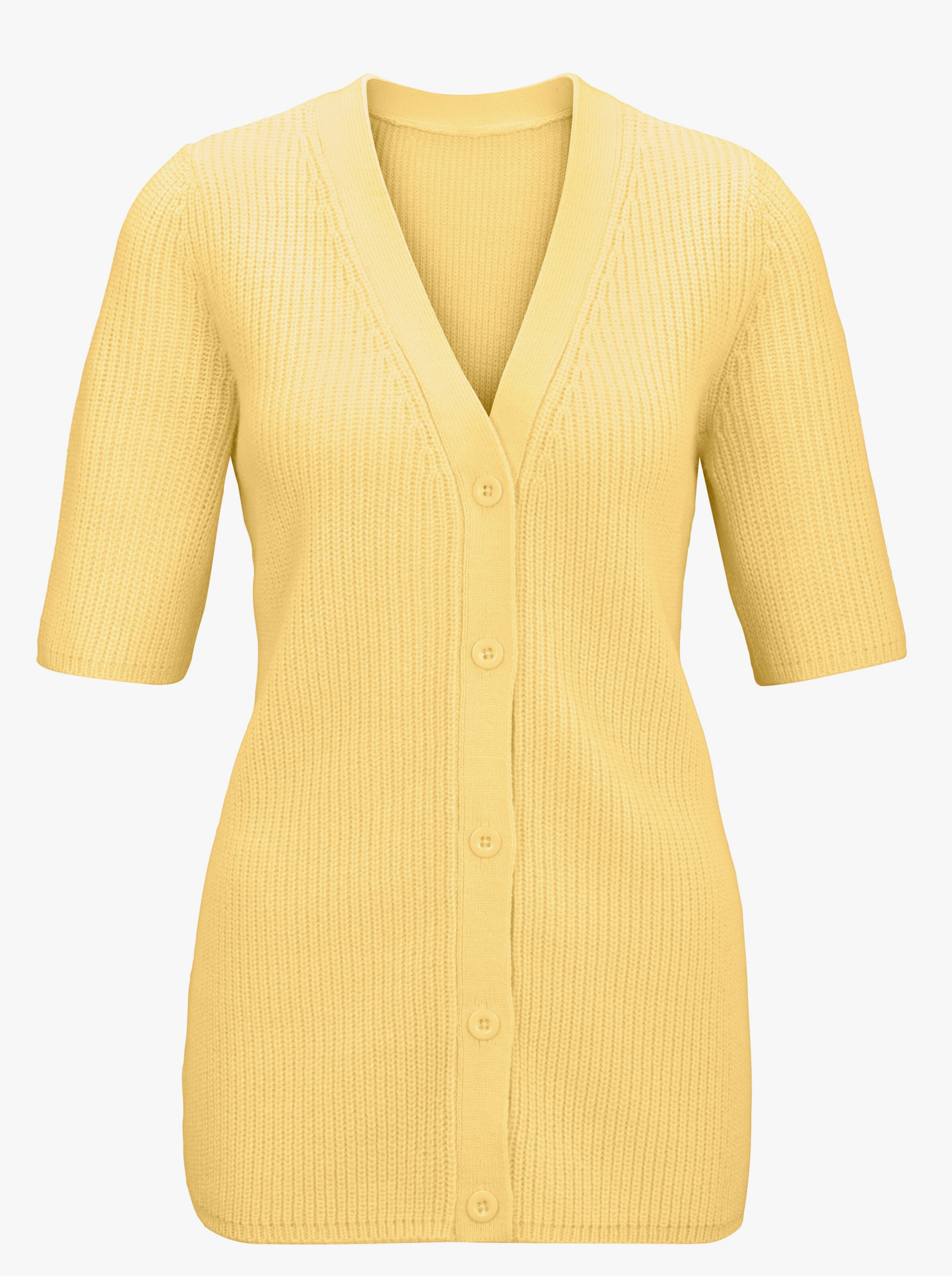 Strickjacke mit auffallendem Strukturmuster