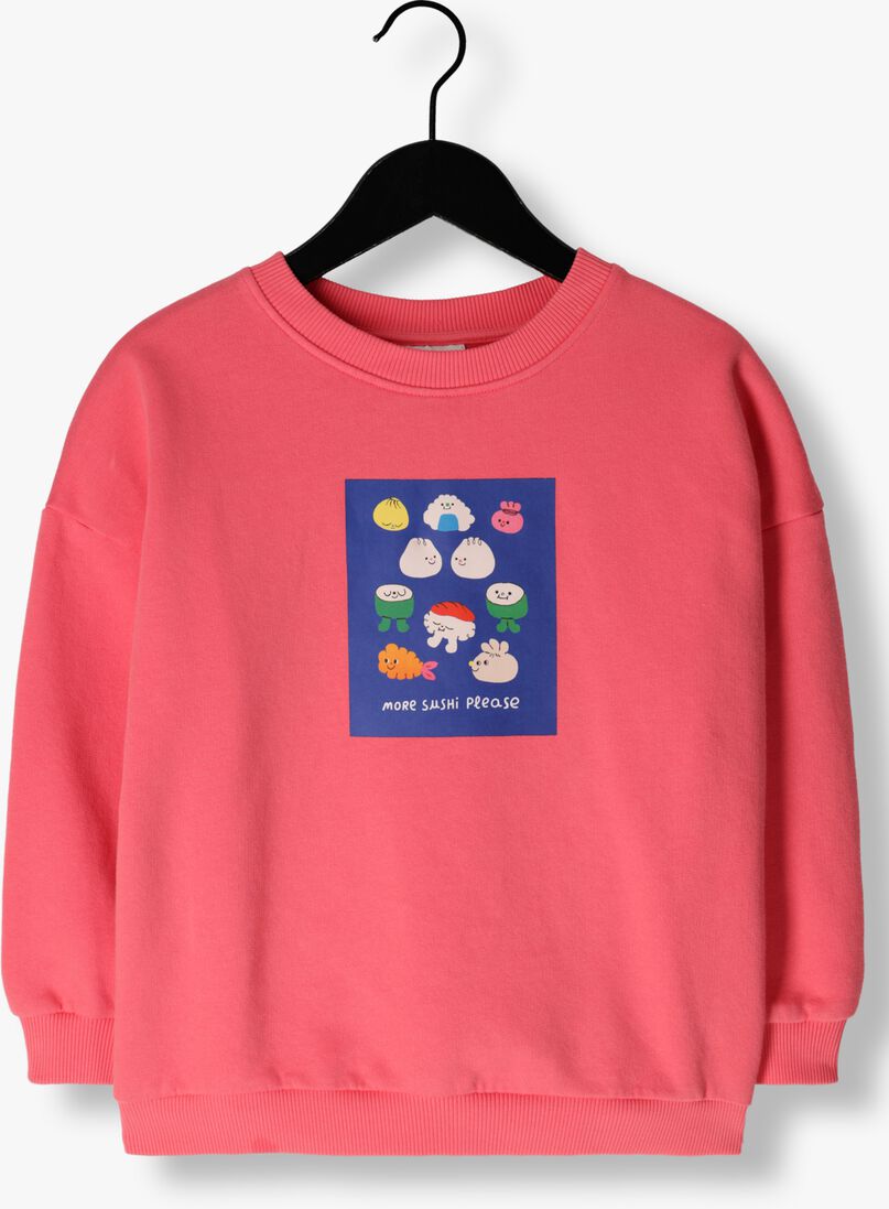 DAILY BRAT roze daily brat sweater more sushi please sweater
