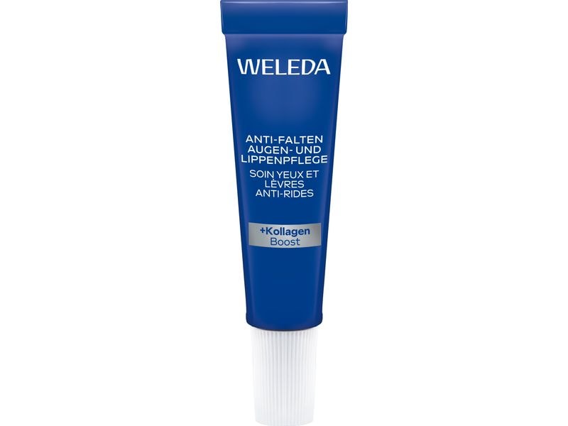 WELEDA Augen- und Lippenpflege Blauer Enzian und Edelweiss Natürliche Augenpflege reduziert Falten, Augenringe, Tränensäcke und Schwellungen