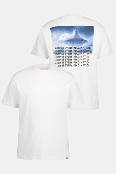 STHUGE T-Shirt, Halbarm, Rückenprint, bis 8 XL