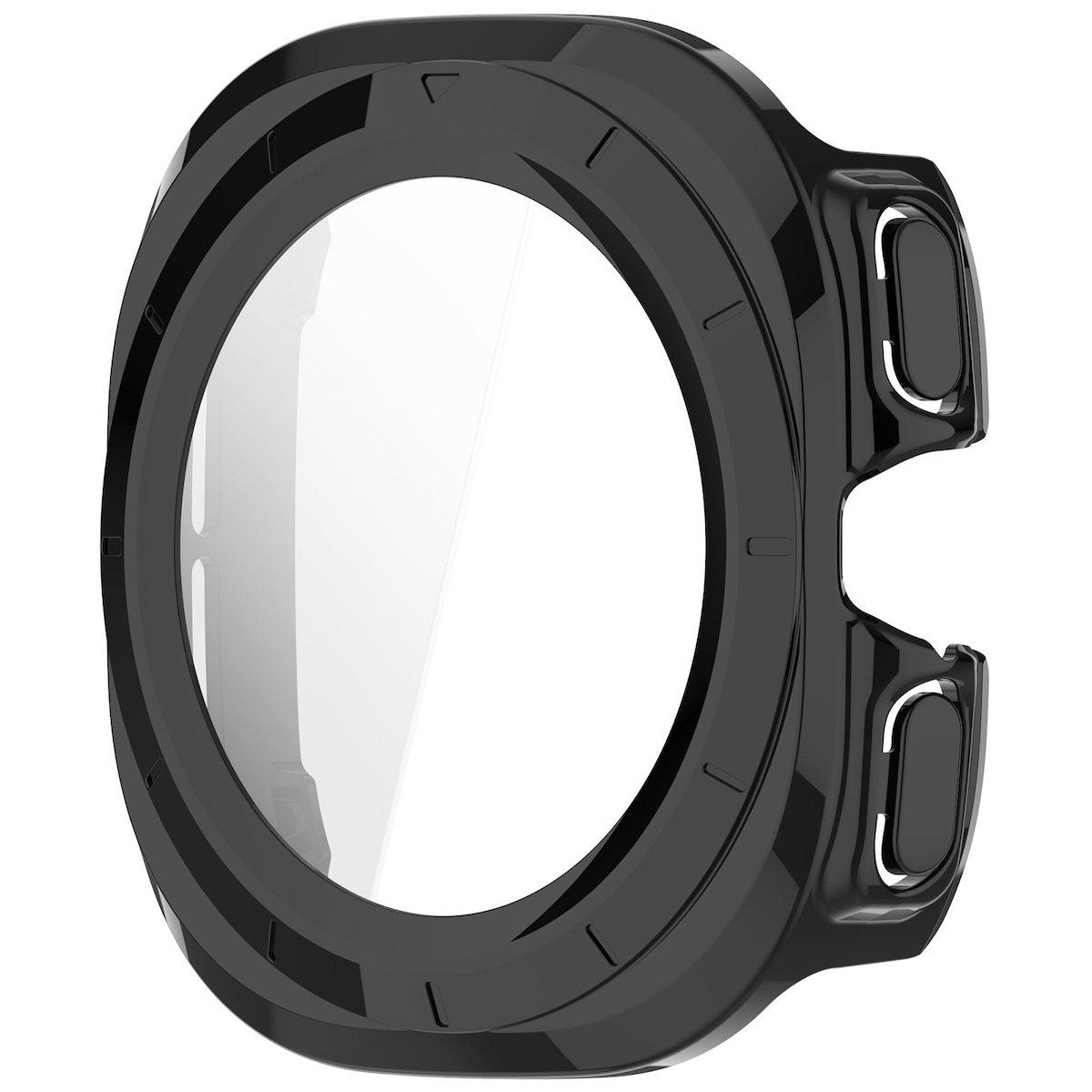 Samsung Watch Ultra 47mm veske med integrert skjermbeskytter Sort