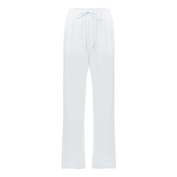 Xirena Pantalon Dylan Gaze de Coton | Blanc