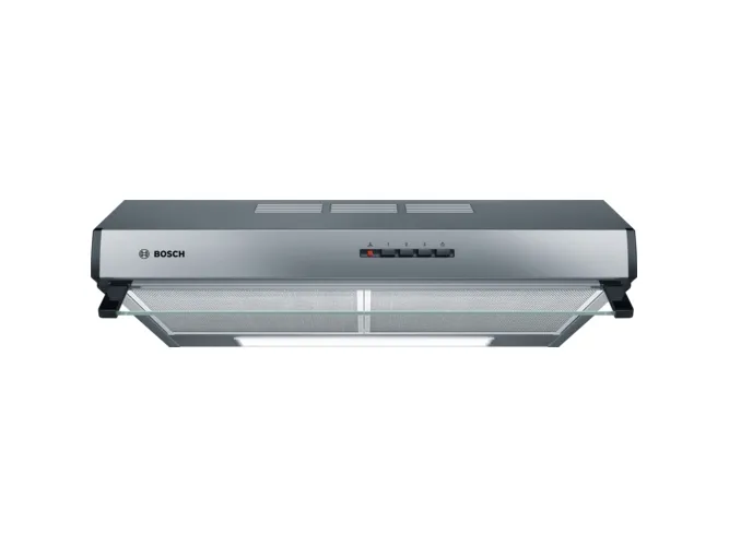 Bosch Serie | 4 DUL63CC50 - Hætte - standard - bredde: 60 cm - dybde: 48.2 cm - udtrækning og recirkulation (-) - rustfrit stål