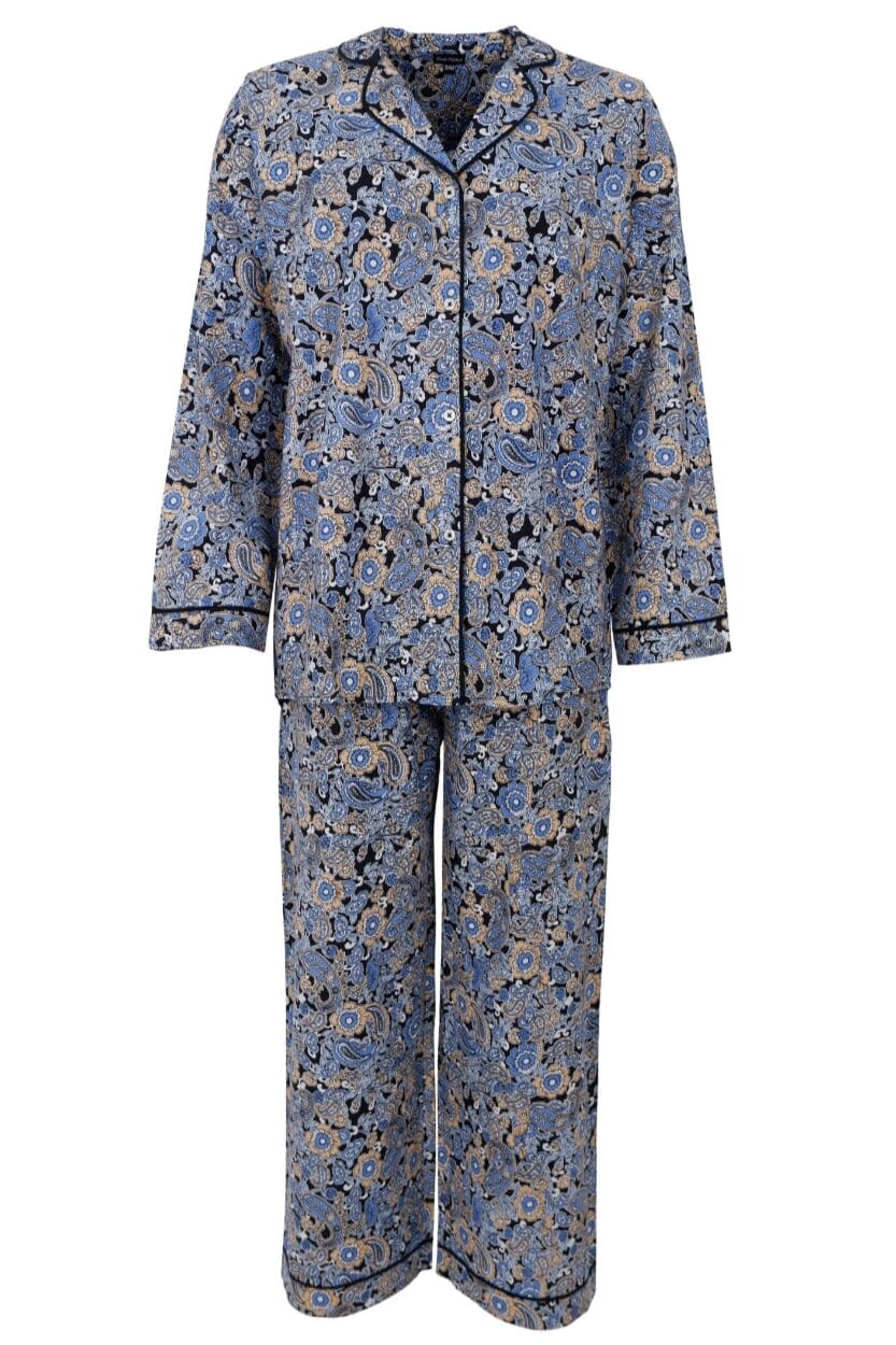 Black Colour Bcnorma Night Homewear 7020 paisley