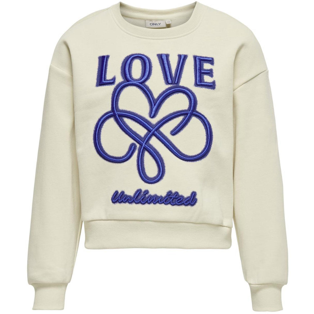 Køb kids ONLY Birch Love Bella Life O-Neck Sweatshirt