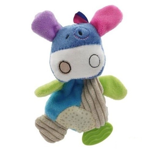 Mini brinquedo de pelúcia de vaca multicolorida da AIME para cachorro