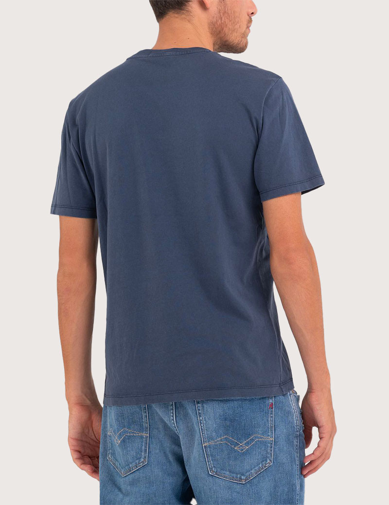 REPLAY T-SHIRT HOMME REGULAR MARINE