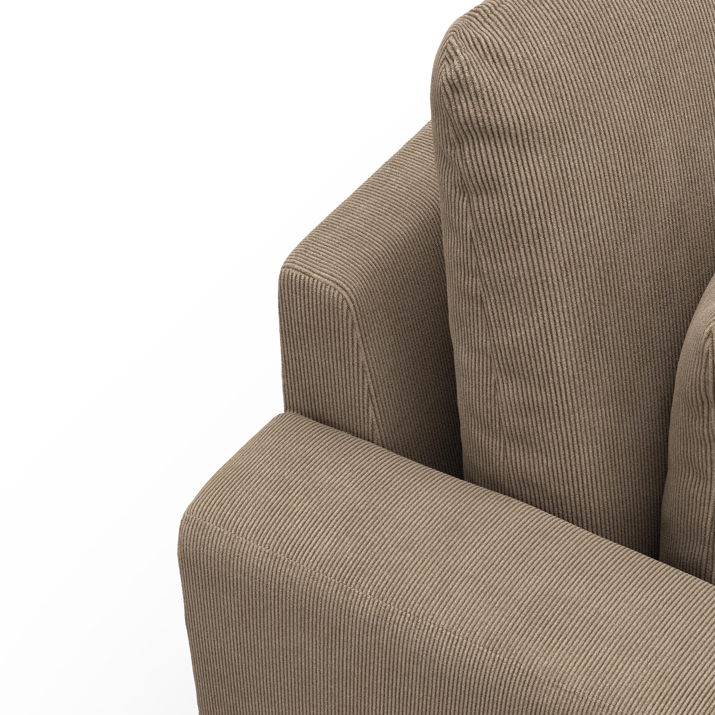 Halmstad venstrevendt sofa med chaiselong