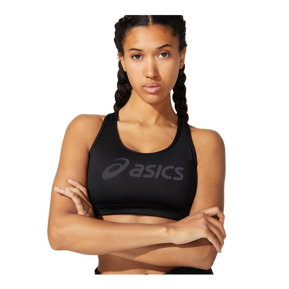 Asics CORE ASICS LOGO - Brassière Femme performance black/performance black