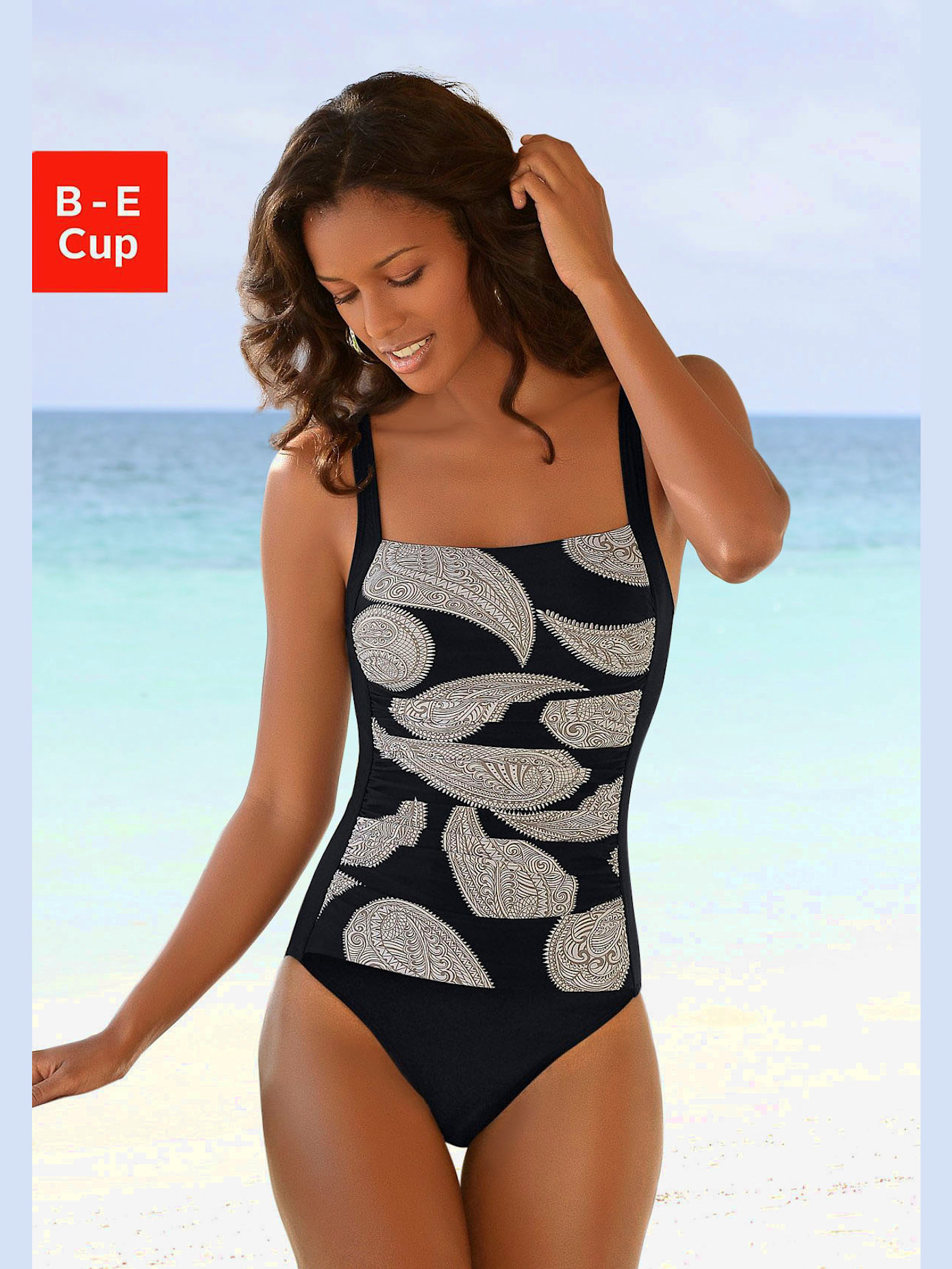 Maillot de bain bonnets doux garnis